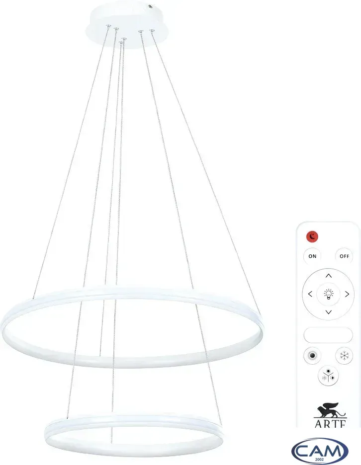 Подвесная люстра Arte Lamp Meridiana A2198SP-2WH