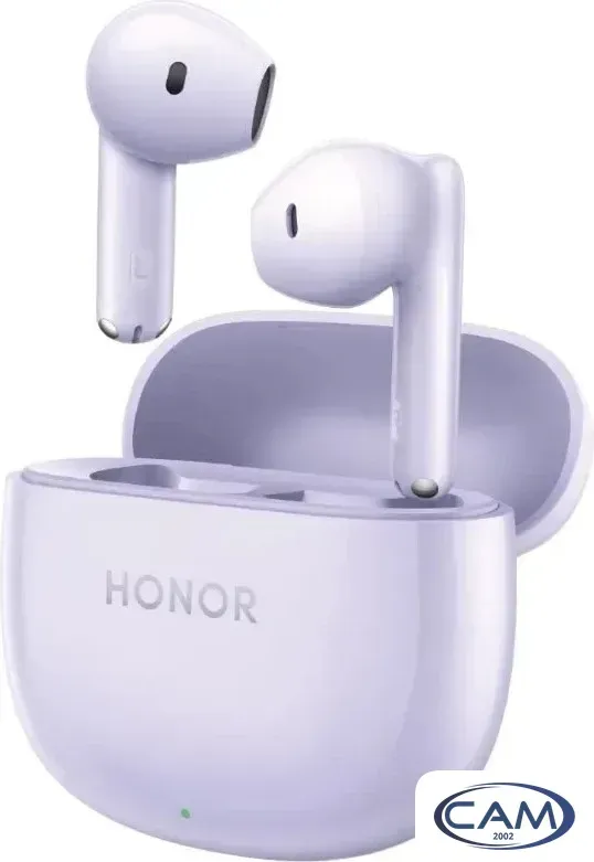 Наушники HONOR Earbuds X6 (сиреневый, международная версия)