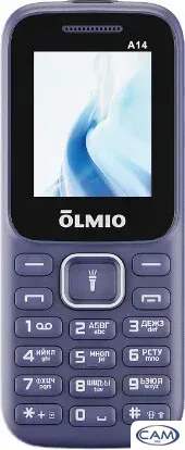 Телефон Olmio A14 (синий)