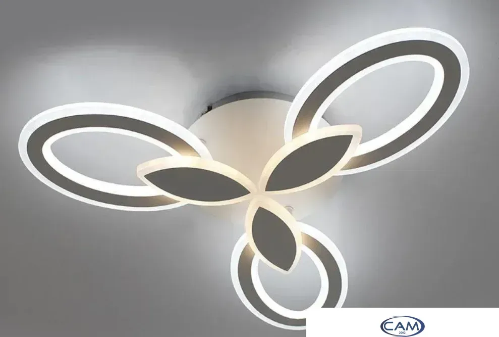 Люстра Estares Aurora Double 60W 3F-575x80-WHITE/WHITE-220-IP20