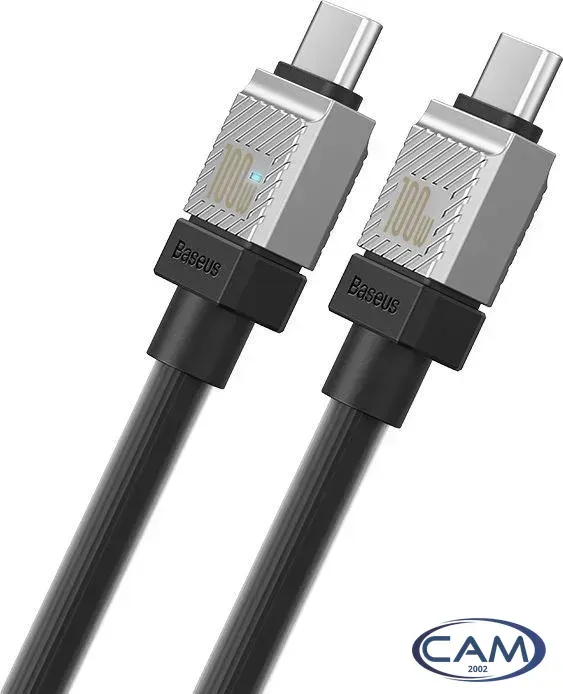 Кабель Baseus CoolPlay Series USB Type-C - USB Type-C (2 м, черный)