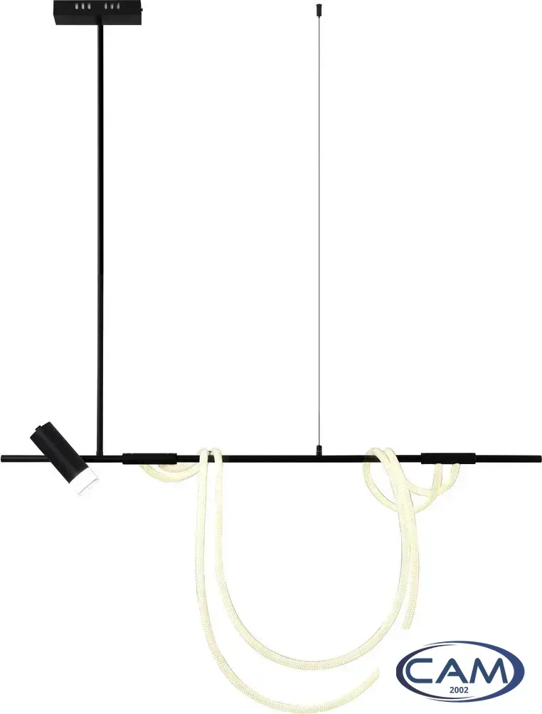 Подвесная люстра Kinklight Кайли 08039K-120A.19 (черный)