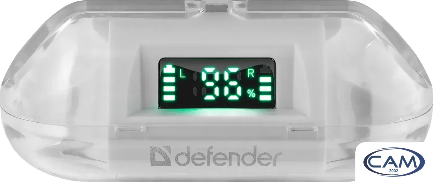 Наушники Defender Twins 916 (белый)