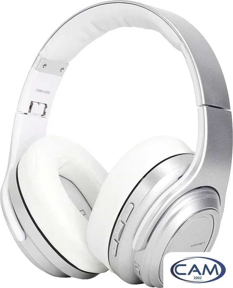 Наушники CrownMicro CMBH-5050 (серебристый)