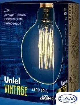Лампочка Uniel IL-V-G125 E27 60 Вт UL-00000480