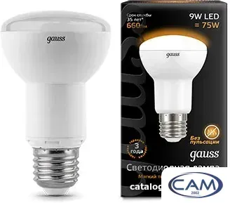 Светодиодная лампочка Gauss E27 9Вт 2700K [106002109]