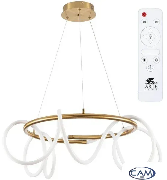 Подвесная люстра Arte Lamp Klimt A2850LM-75PB