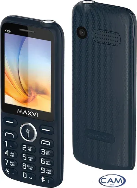 Телефон Maxvi K15n (синий)