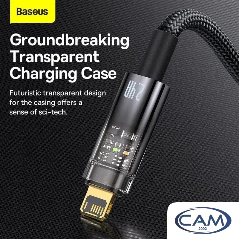 Кабель Baseus Explorer USB Type-A - Lightning (2 м, черный)