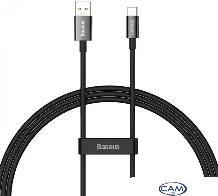 Кабель Baseus Superior Series Fast Charging Data USB Type-A - USB Type-C (1 м, черный)