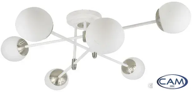 Люстра средней высоты Mirastyle SL-41236/6 WT+Sarin