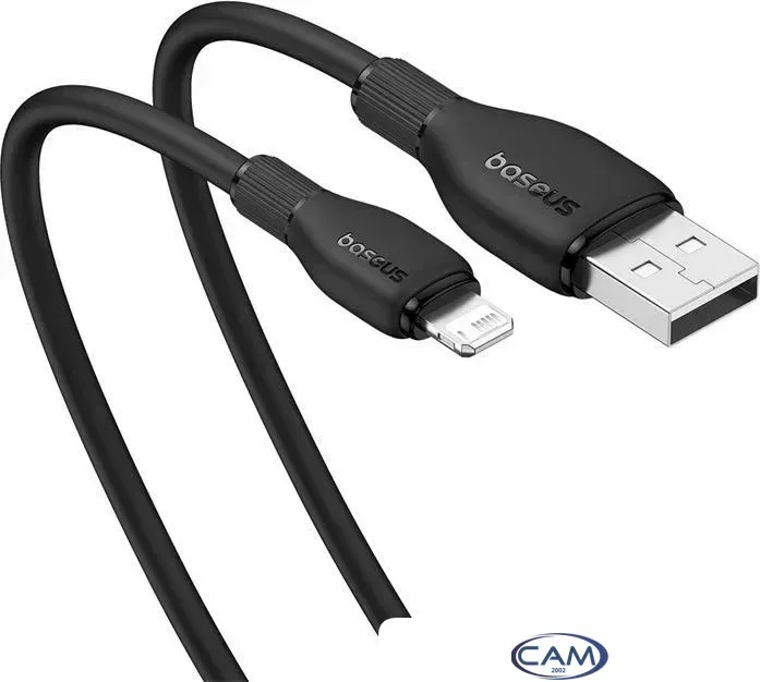Кабель Baseus Pudding Series USB Type-A - Lightning (2 м, черный)