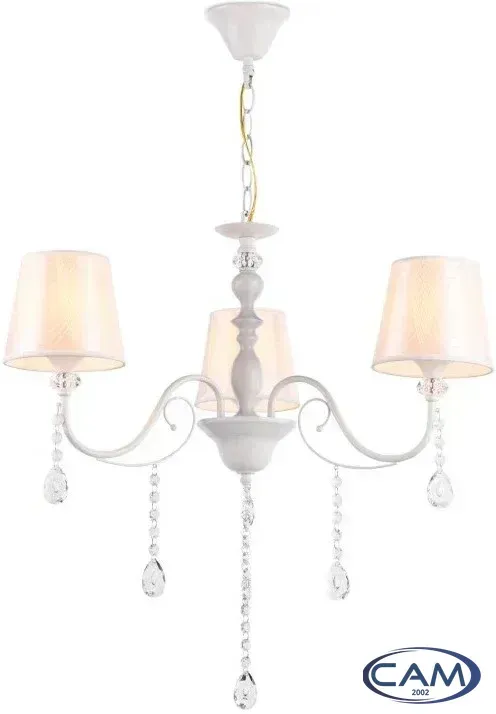 Подвесная люстра Ambrella light Traditional TR4601/3 WH (белый)