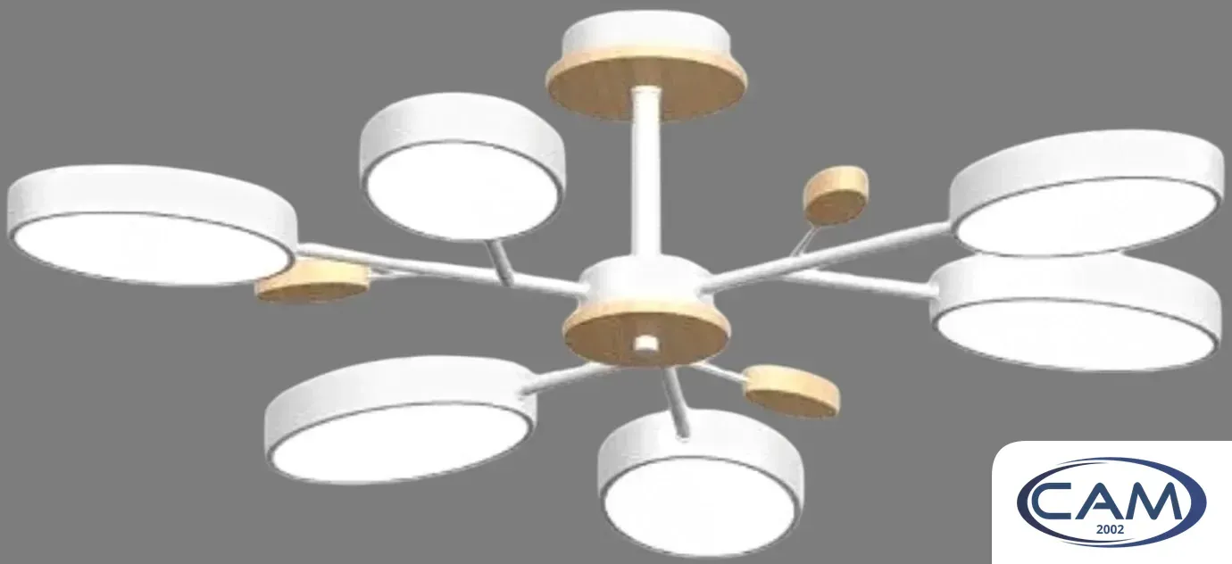 Подвесная люстра LED4U L3220-830 WH