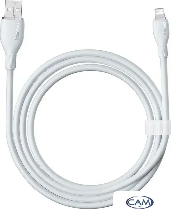 Кабель Baseus Pudding Series USB Type-A - Lightning (2 м, белый)