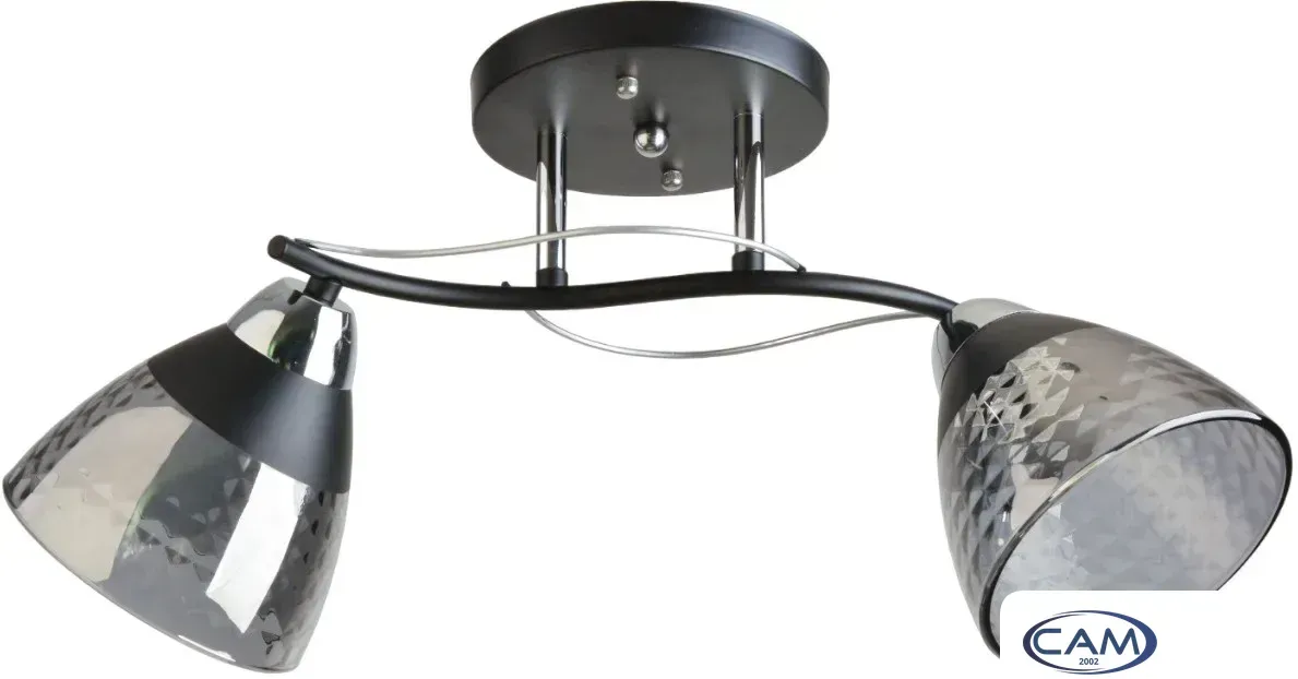 Люстра средней высоты Mirastyle BL-8199/2 BK+CR