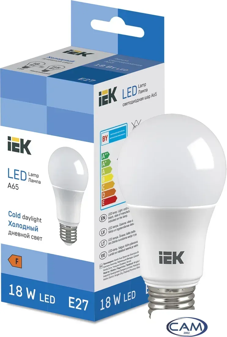 Светодиодная лампочка IEK LED Bulb A65 1850lm 6500K E27