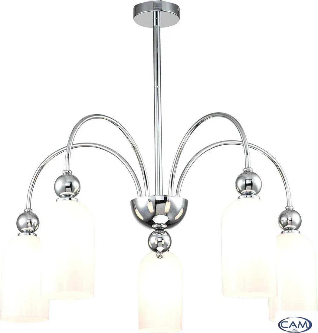 Подвесная люстра Escada Ode 686/5PL E14*60W Chrome