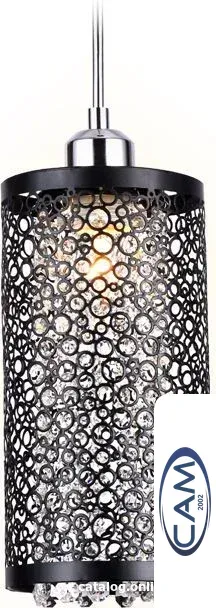 Подвесная люстра Ambrella light Traditional TR3637 CH/BK