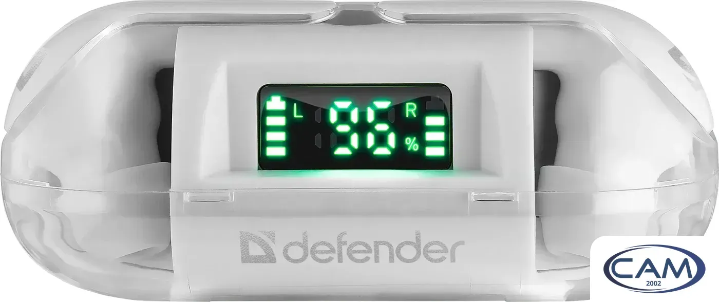 Наушники Defender Twins 916 (белый)