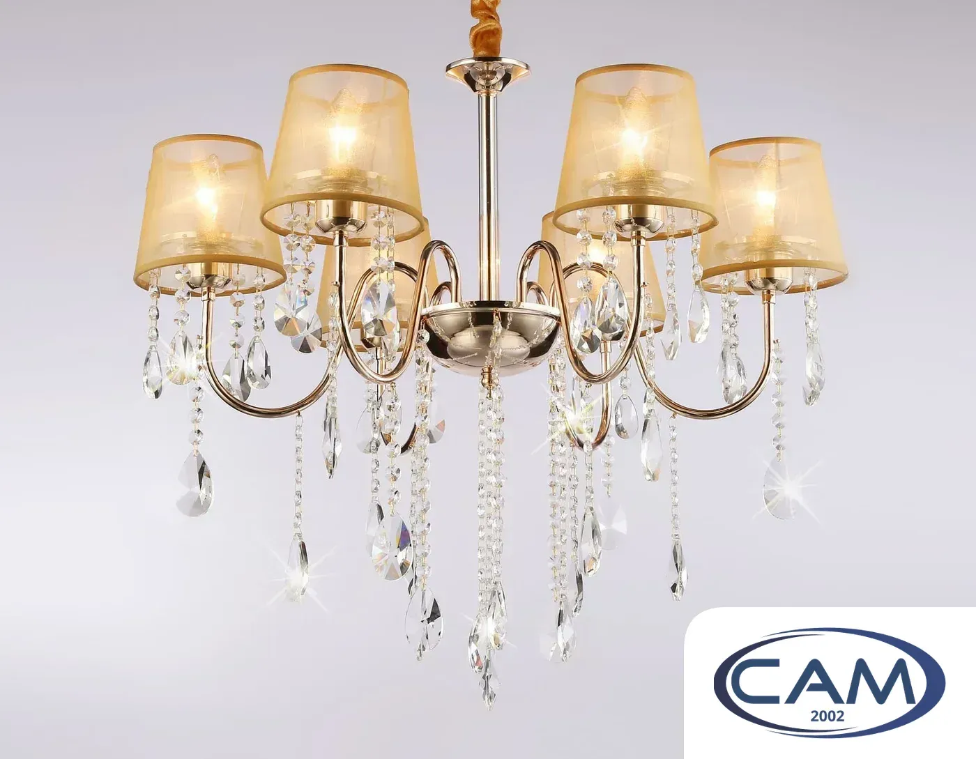 Подвесная люстра Ambrella light TR4589/6 GD (золото)