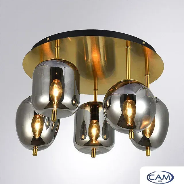 Люстра средней высоты Arte Lamp Freddie A2231PL-5PB