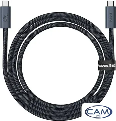 Кабель Baseus Flash Series 2 USB4 Full Featured Data Cable 240W USB Type-C - USB Type-C (1 м, черный)