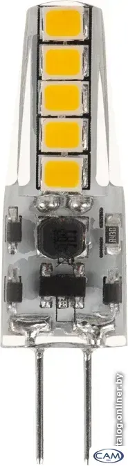 Светодиодная лампочка Rexant JC-Silicon G4 12 В 2 Вт 2700 K теплый свет 604-5006 (силикон)