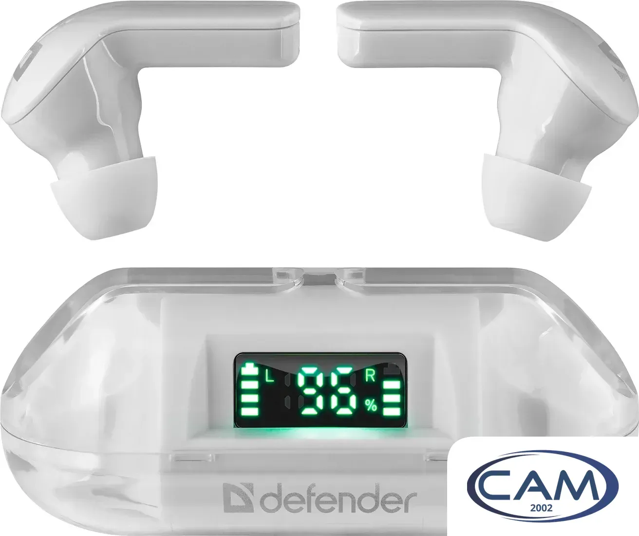 Наушники Defender Twins 916 (белый)