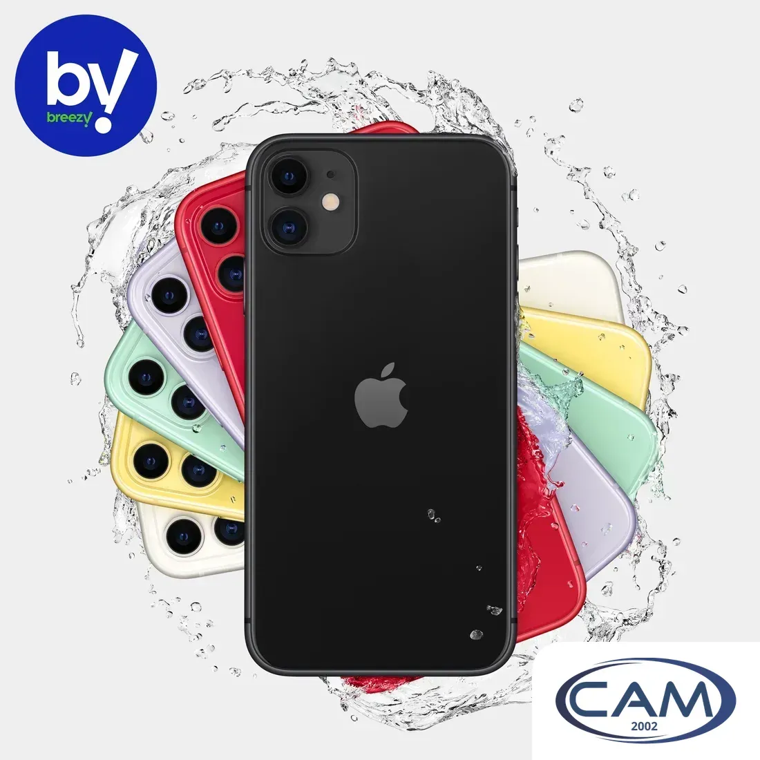 Смартфон Apple iPhone 11 128GB Восстановленный by Breezy, грейд A (черный)