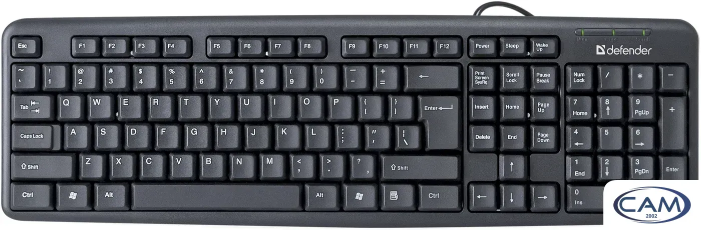 Клавиатура Defender Element HB-520 PS/2 RU (черный)