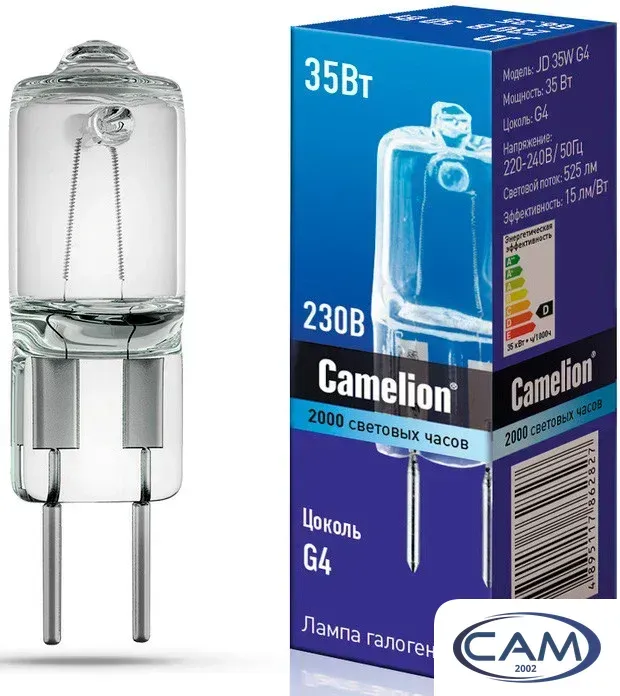 Галогенная лампа Camelion JC 35W G4