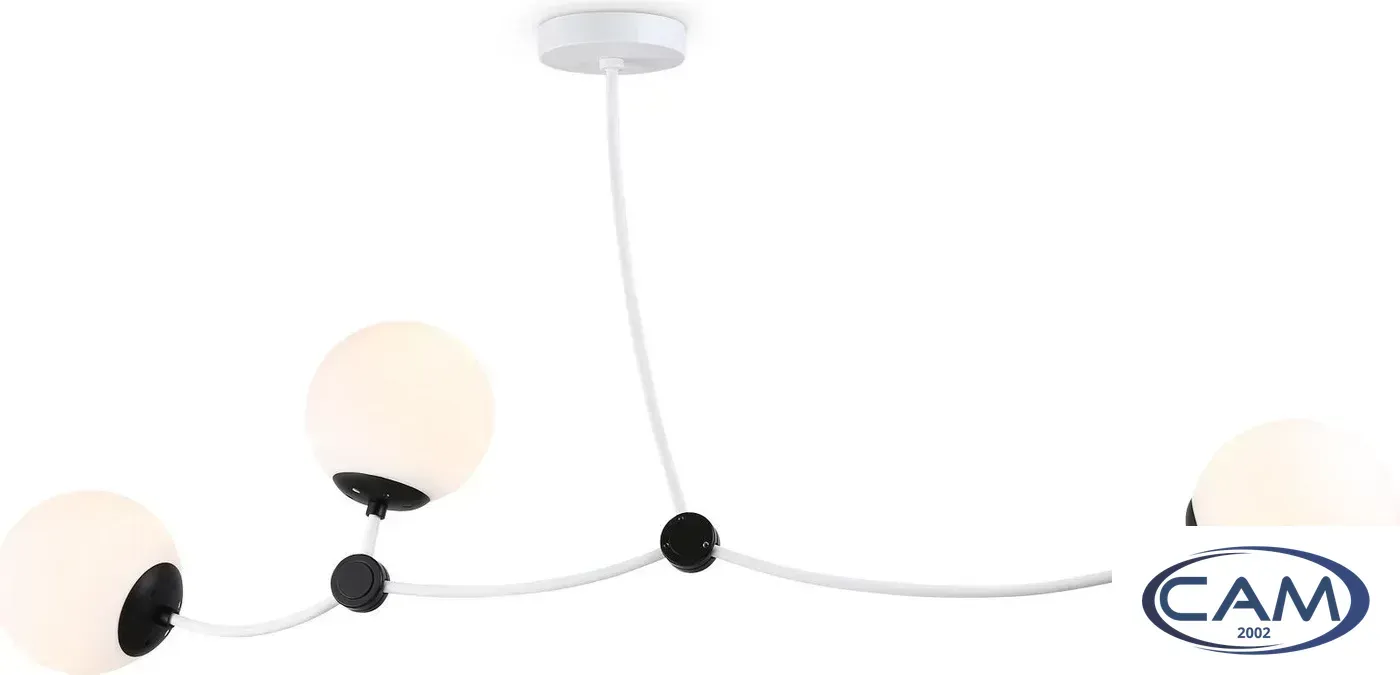 Подвесная люстра Ambrella light Traditional TR2566/3 WH/BK
