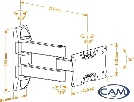 Кронштейн для телевизора Holder LCDS-5065