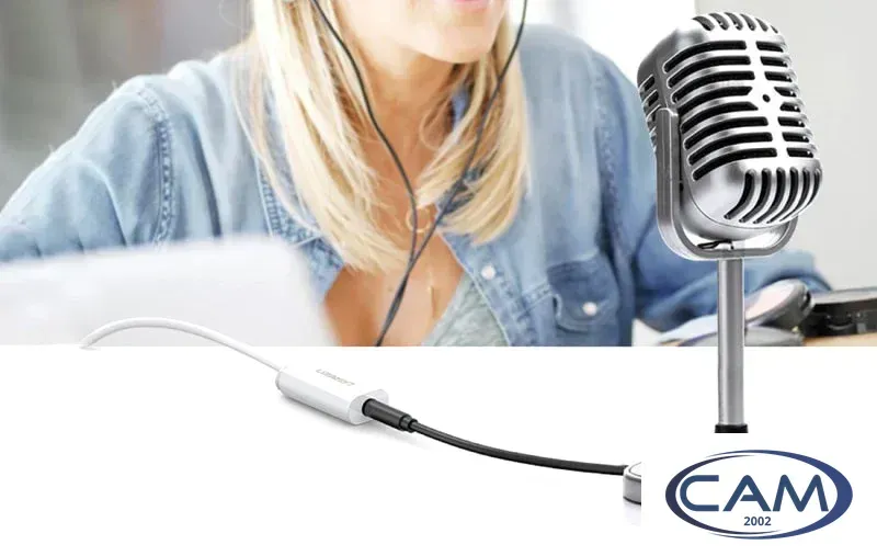Адаптер Ugreen US206 30712 USB Type-A - 3.5 мм (0.15 м, белый)