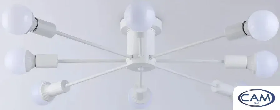Припотолочная люстра Ambrella light Traditional TR80408/8 WH (белый)