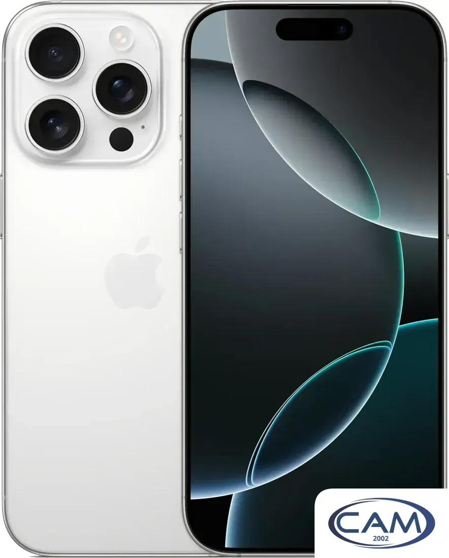 Телефон Apple iPhone 16 Pro Dual SIM 128GB (белый титан)