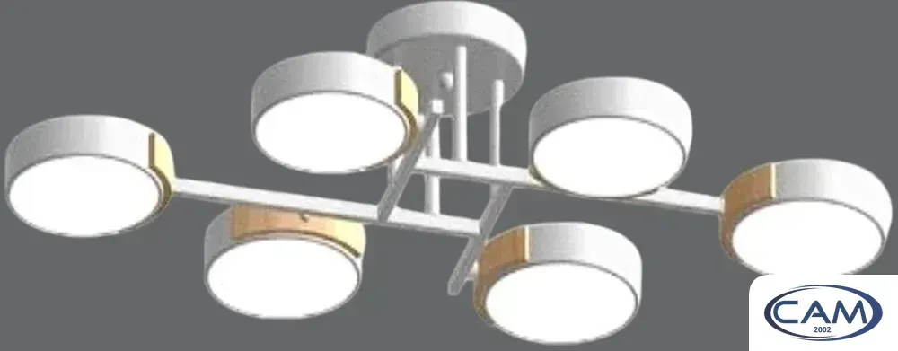 Припотолочная люстра LED4U L3211-830 WH