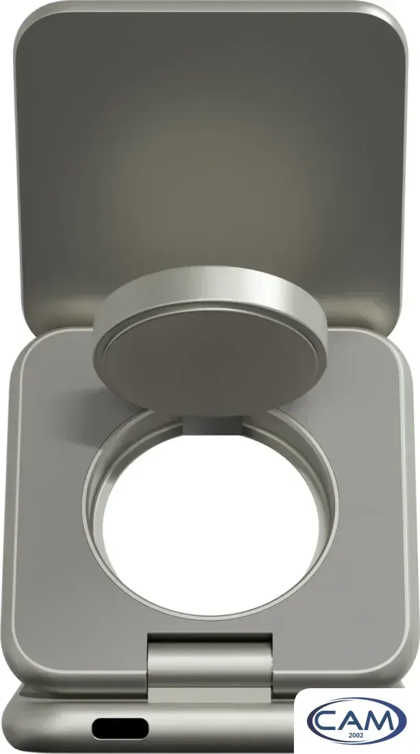 Беспроводное зарядное Magssory Fold Pro 3 в 1 WCH063 (титановый)
