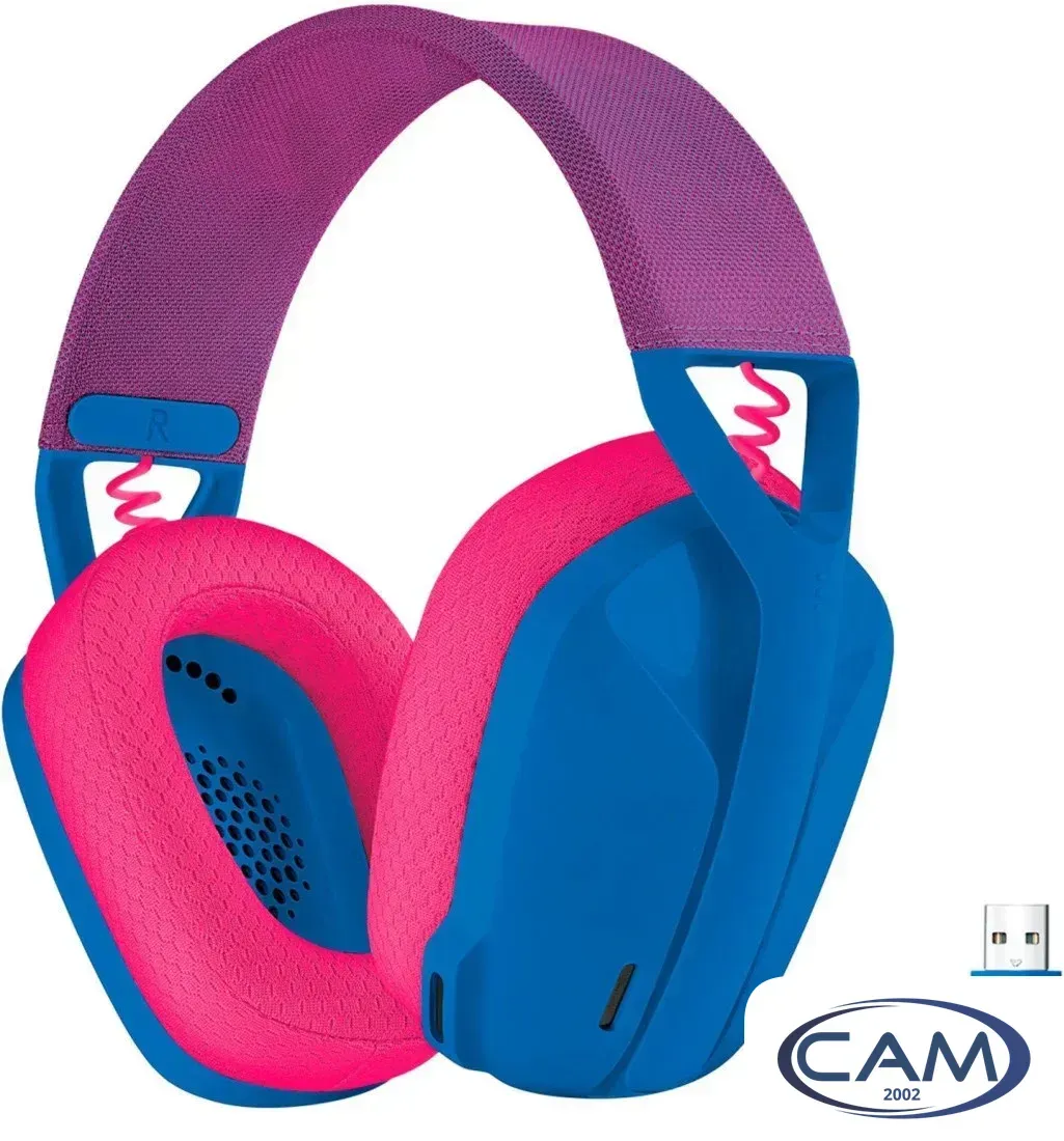 Наушники Logitech G435 Lightspeed (синий/малиновый)