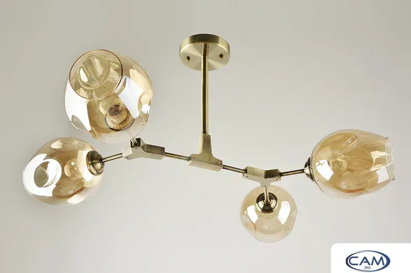 Люстра средней высоты Mirastyle KL-4572/4A AB