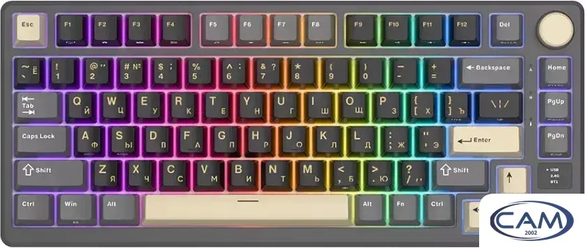 Клавиатура Royal Kludge RK-M75 RGB Phantom (RK Silver)