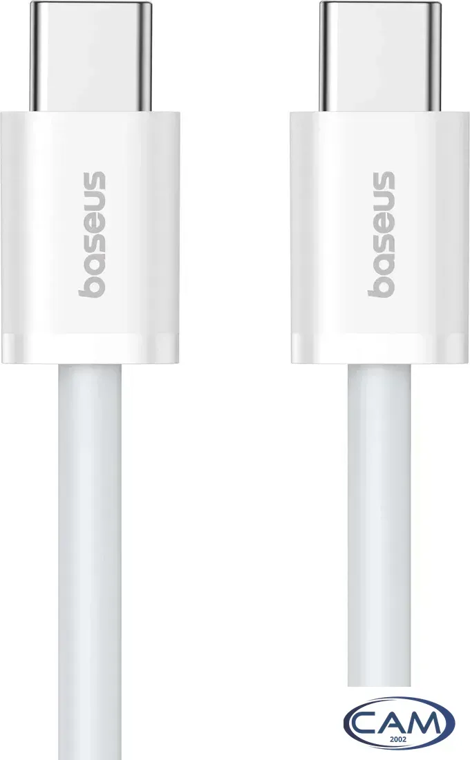 Кабель Baseus Superior Series 2 Fast Charging Data Cable 100W USB Type-C - USB Type-C (1 м, белый)